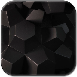 Logotipo Preto Papel De Parede Animado