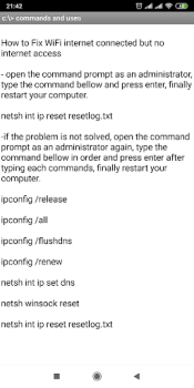 Baixar CMD Command Prompt 100+ Best Commands Educação para Android captura de tela 7