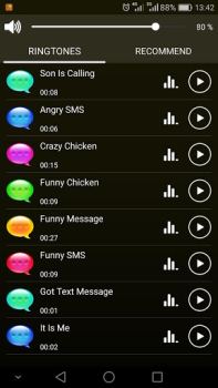 Baixar Tons SMS engraçados Personalização para Android captura de tela 2