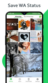 Baixar Status Download - Video Saver Emprego para Android