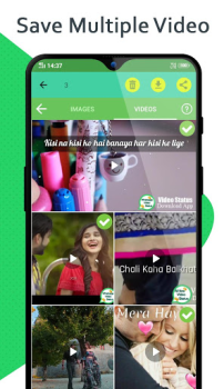 Baixar Status Download - Video Saver Emprego para Android captura de tela 2