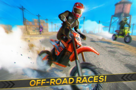 Baixar Moto Corrida Velocidade Cross Raça para Android captura de tela 3