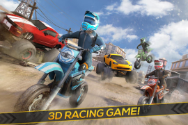 Baixar Moto Corrida Velocidade Cross Raça para Android captura de tela 4