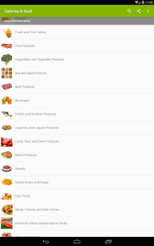 Baixar Tabela de Calorias Saúde e Bem-estar para Android captura de tela 5