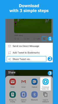 Baixar Download Twitter Videos - GIF Ferramentas para Android captura de tela 3