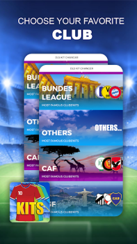 Baixar Dream Kits League  Soccer WORLDWIDE Ferramentas para Android captura de tela 2