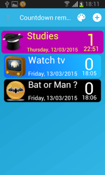 Baixar Lembretes contagem regressiva Eventos para Android captura de tela 3