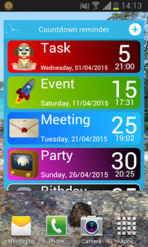 Baixar Lembretes contagem regressiva Eventos para Android captura de tela 7