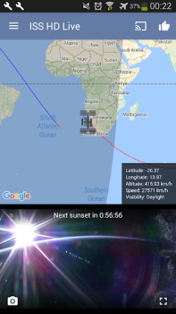 Baixar ISS Live Now: Terra ao vivo Educação para Android captura de tela 4
