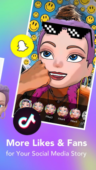 Baixar Face Cam | Face Emoji Avatar Foto para Android captura de tela 2