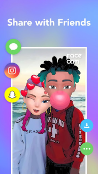 Baixar Face Cam | Face Emoji Avatar Foto para Android captura de tela 6