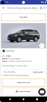 Baixar Chevrolet Equinox Carros e transporte para Android captura de tela 3