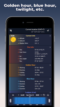 Baixar Ephemeris – Sol e Lua Ferramentas para Android captura de tela 4