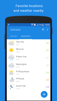 Baixar Gismeteo Clima para Android captura de tela 4