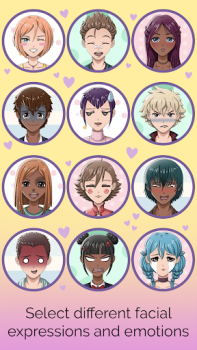 Baixar Criador avatar anime Personalização para Android captura de tela 2