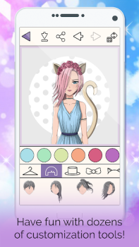 Baixar Criador avatar anime Personalização para Android captura de tela 4