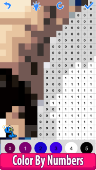 Baixar Anime Manga Pixel Art Coloring Entretenimento para Android captura de tela 5