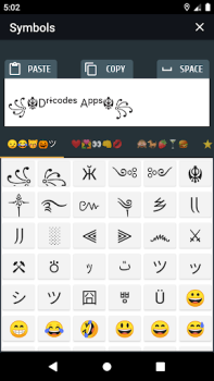Baixar Letras diferentes e símbolos Ferramentas para Android captura de tela 2