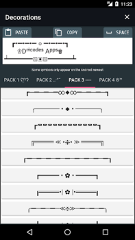 Baixar Letras diferentes e símbolos Ferramentas para Android captura de tela 5