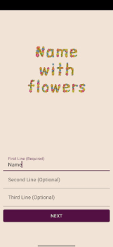 Baixar Name With Flowers - Name Art Arte e design para Android captura de tela 5