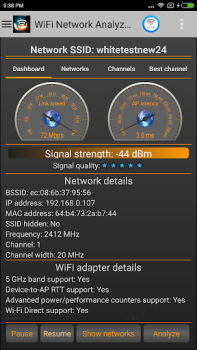 Baixar Analisador de WiFi Ferramentas para Android captura de tela 3