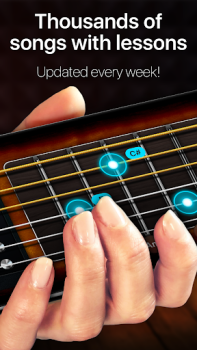 Baixar Guitar jogue música e acordes Música e áudio para Android captura de tela 2