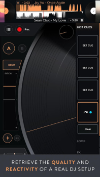 Baixar Mixfader dj - digital vinyl Música e áudio para Android captura de tela 3