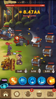 Baixar Almost a Hero — Idle RPG Jogos de papéis para Android captura de tela 6