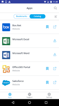 Baixar VMware Workspace ONE Negócios para Android captura de tela 2