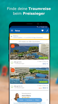 Baixar CHECK24 Reisen Viagens para Android captura de tela 2