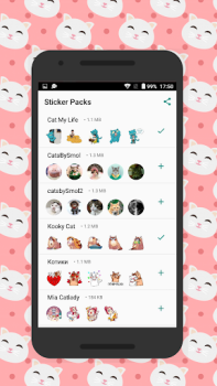 Baixar Cats stickers Entretenimento para Android captura de tela 7