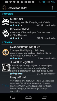 Baixar ROM Manager Ferramentas para Android captura de tela 2