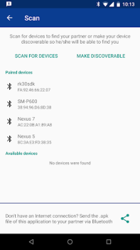 Baixar Bluetooth Chat Contato para Android captura de tela 4