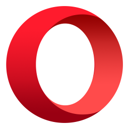 Logotipo Navegador Opera com VPN gratuita