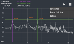 Baixar Advanced Spectrum Analyzer PRO Música e áudio para Android captura de tela 2