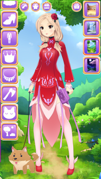 Baixar Jogos de Vestir Bonecas Anime Casual para Android captura de tela 3