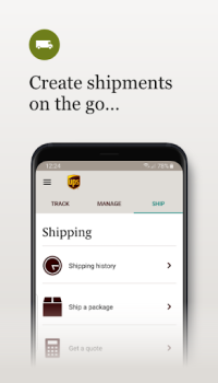 Baixar UPS Mobile Negócios para Android captura de tela 3
