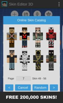 Baixar Skin Editor 3D for Minecraft Ferramentas para Android captura de tela 2