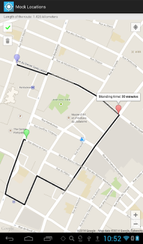Baixar Mock Locations (fake GPS path) Ferramentas para Android captura de tela 3