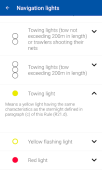 Baixar COLREGs Lights & shapes Educação para Android captura de tela 5