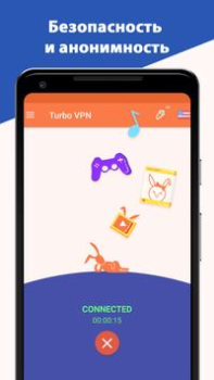 Baixar Turbo VPN: VPN Super Ilimitado Ferramentas para Android captura de tela 3