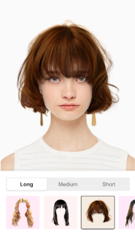 Baixar Hairstyle Try On Color Changer Beleza para Android captura de tela 4