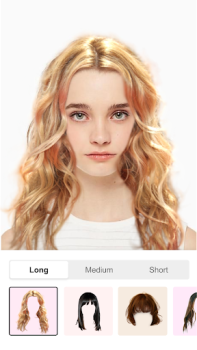 Baixar Hairstyle Try On Color Changer Beleza para Android captura de tela 6