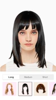 Baixar Hairstyle Try On Color Changer Beleza para Android captura de tela 7