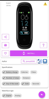 Baixar Mi Band 4 WatchFaces Ferramentas para Android captura de tela 3