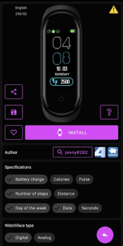 Baixar Mi Band 4 WatchFaces Ferramentas para Android captura de tela 4