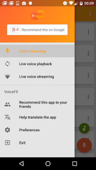Baixar VoiceFX - Modificador de voz c Entretenimento para Android captura de tela 2
