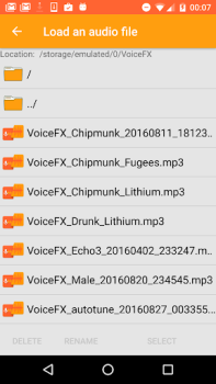 Baixar VoiceFX - Modificador de voz c Entretenimento para Android captura de tela 7