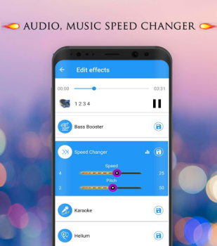 Baixar Modificador de voz com Efeitos Música e áudio para Android captura de tela 2