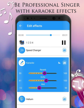 Baixar Modificador de voz com Efeitos Música e áudio para Android captura de tela 5